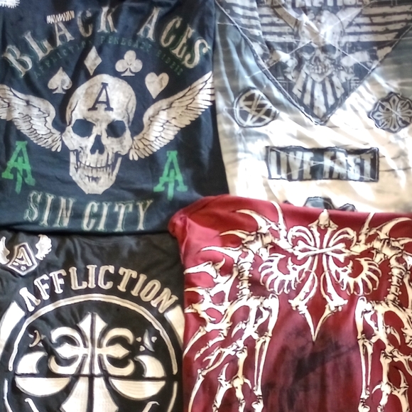 NOT FOR SALE         Affliction Shirts - Picture 1 of 13